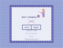 Tablet Screenshot of karisgraphics.com